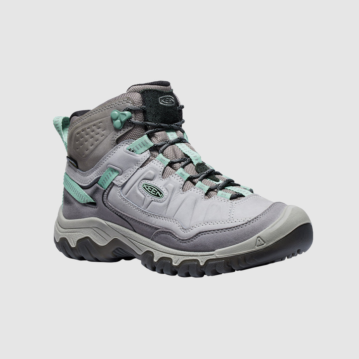 נעלי KEEN לנשים Targhee IV Mid בצבע אפור בהיר – תמונה 5