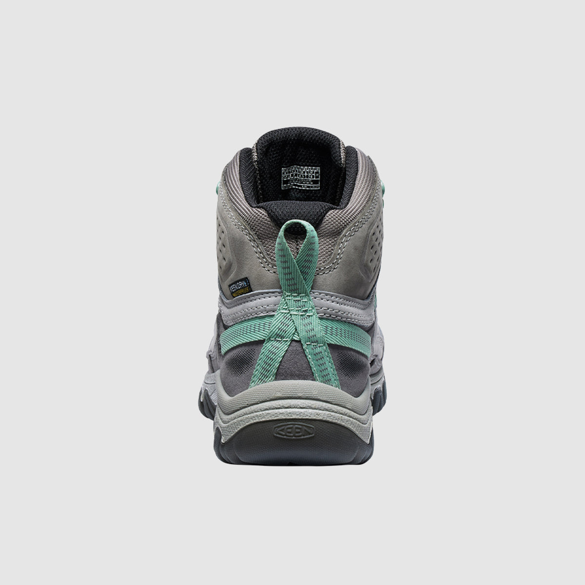 נעלי KEEN לנשים Targhee IV Mid בצבע אפור בהיר – תמונה 4