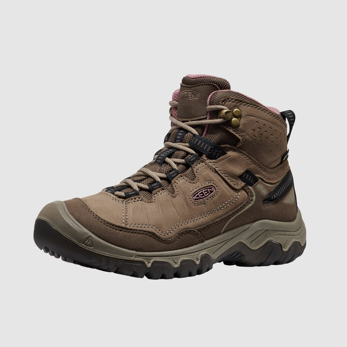נעלי KEEN לנשים Targhee IV Mid בצבע חום בהיר – תמונה 3