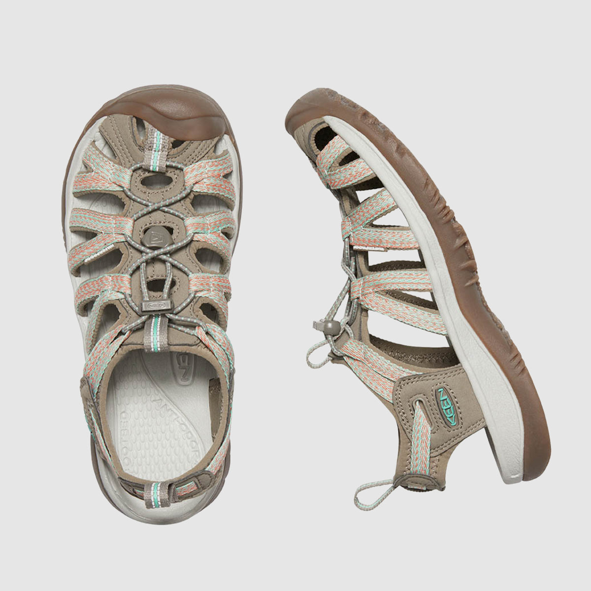 סנדלי KEEN לנשים Whisper בצבע קנבס מדוגם – תמונה 4