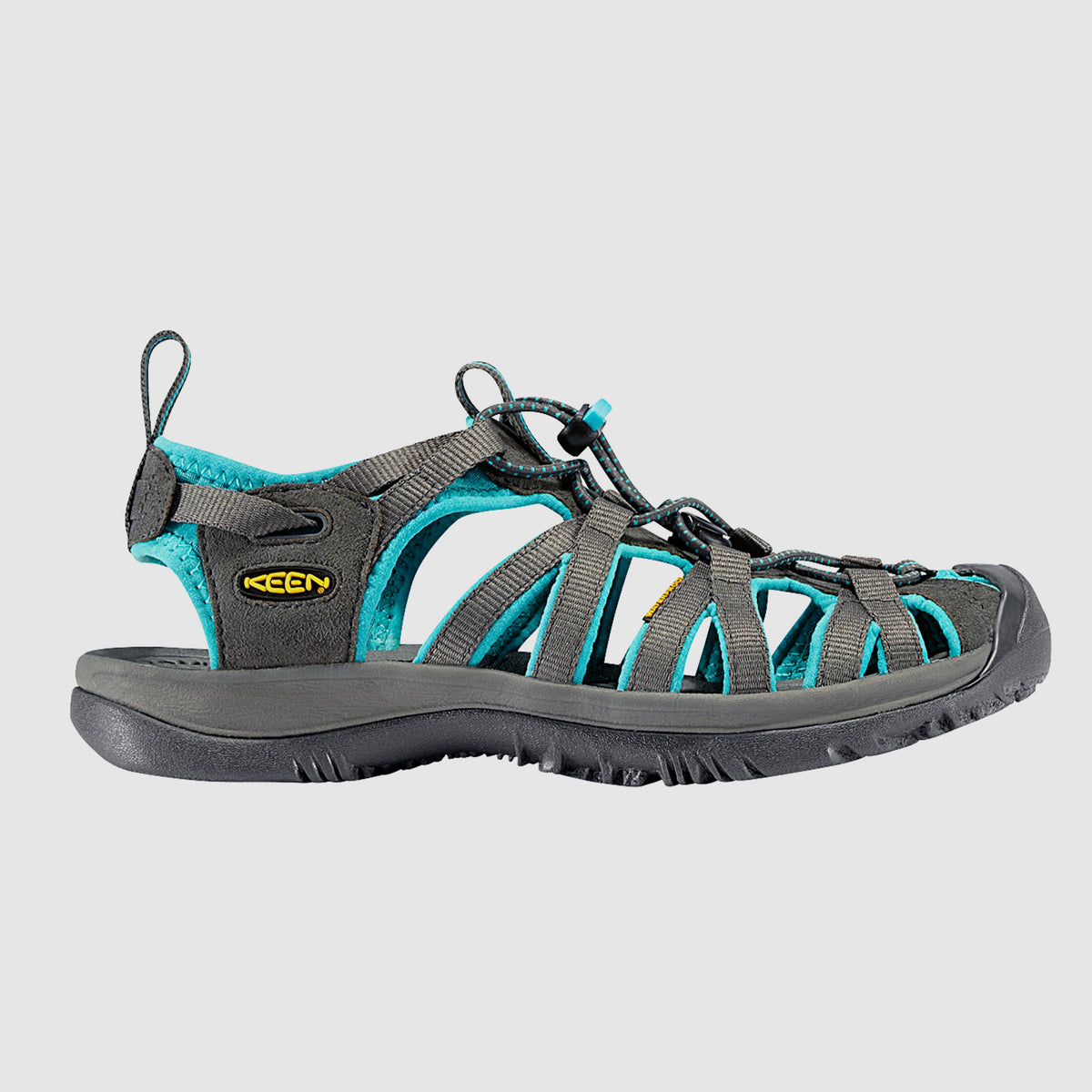 סנדלי KEEN לנשים Whisper בצבע אפור/טורקיז