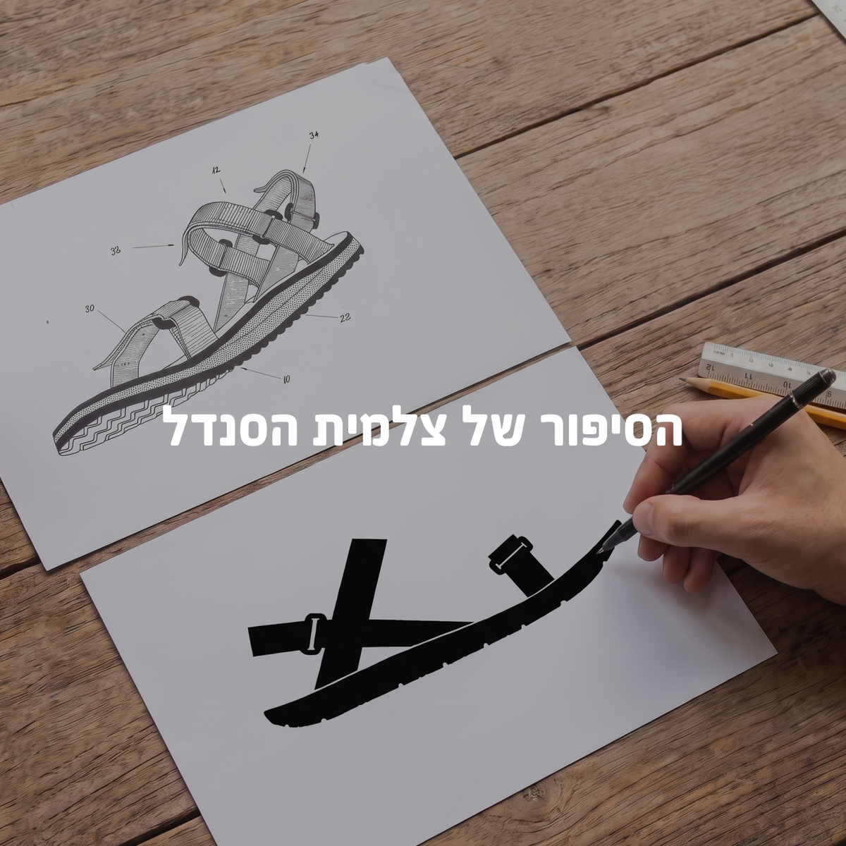 סנדל שורש - עיצוב תלת מימד