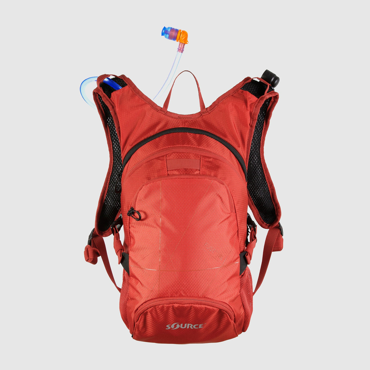 תיק טיולים ורכיבה כולל שלוקר שורש | 8/12 ליטר | Fuse - כתום צ'ילי