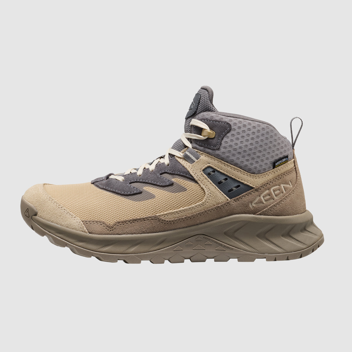 נעלי KEEN לגברים | Hightrail Mid WP | בז אפור - בז אפור