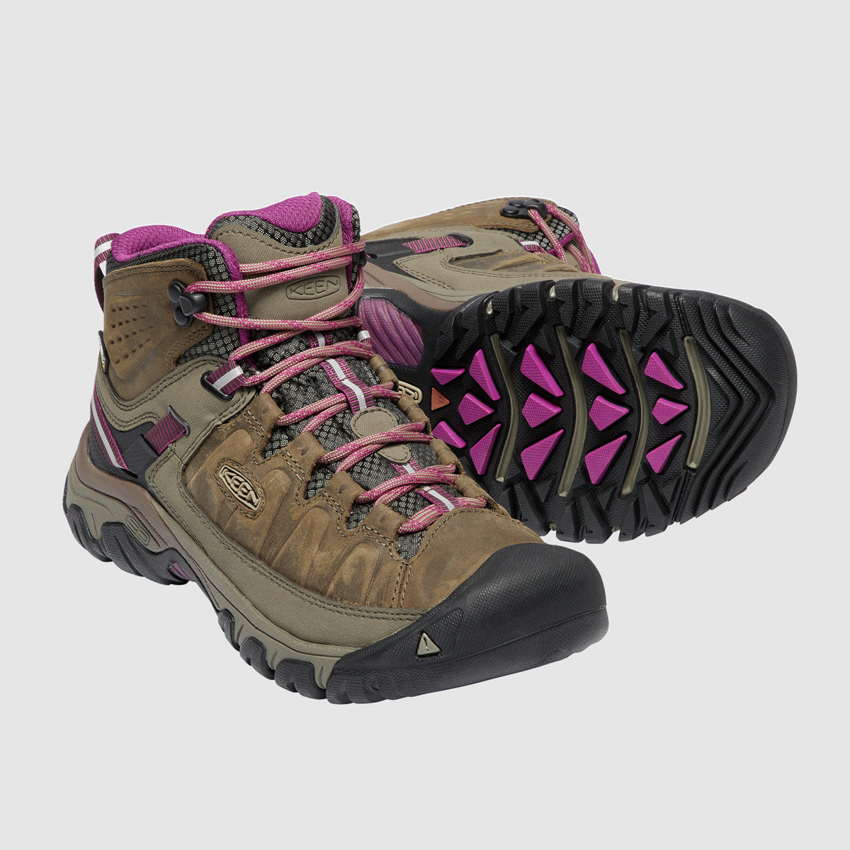 נעלי KEEN לנשים | Targhee III Mid - חום/סגול