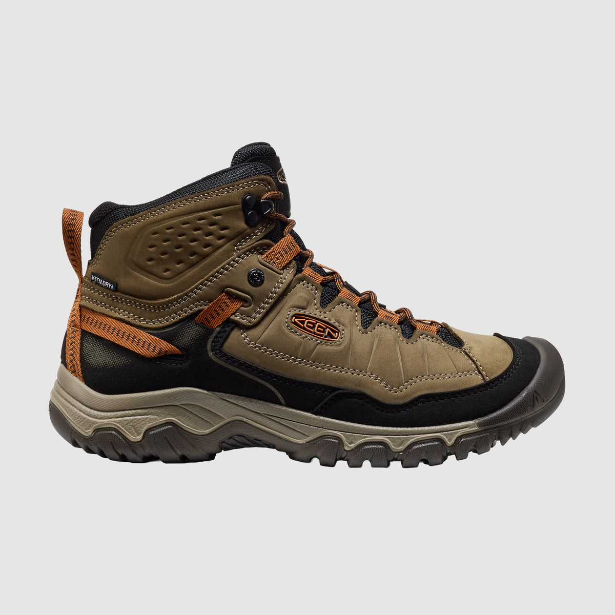 נעלי KEEN לגברים | Targhee IV Mid - ירוק זית
