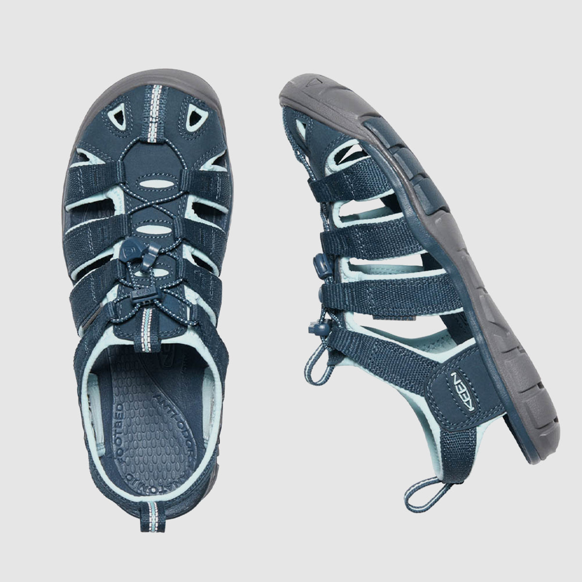 סנדלי KEEN לנשים Clearwater בצבע כחול כהה/תכלת – תמונה 3