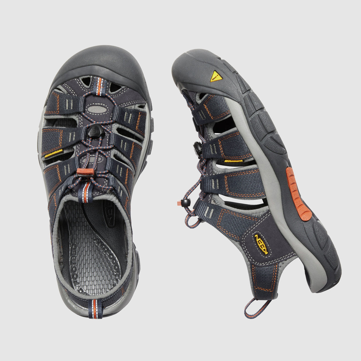 סנדלי KEEN לגברים | Newport H2 - כחול/פס חמרה