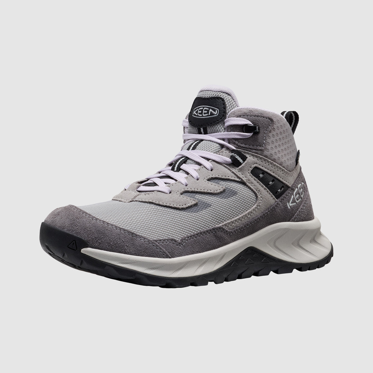 נעלי KEEN לנשים | Hightrail Mid WP | אפור בהיר - אפור בהיר