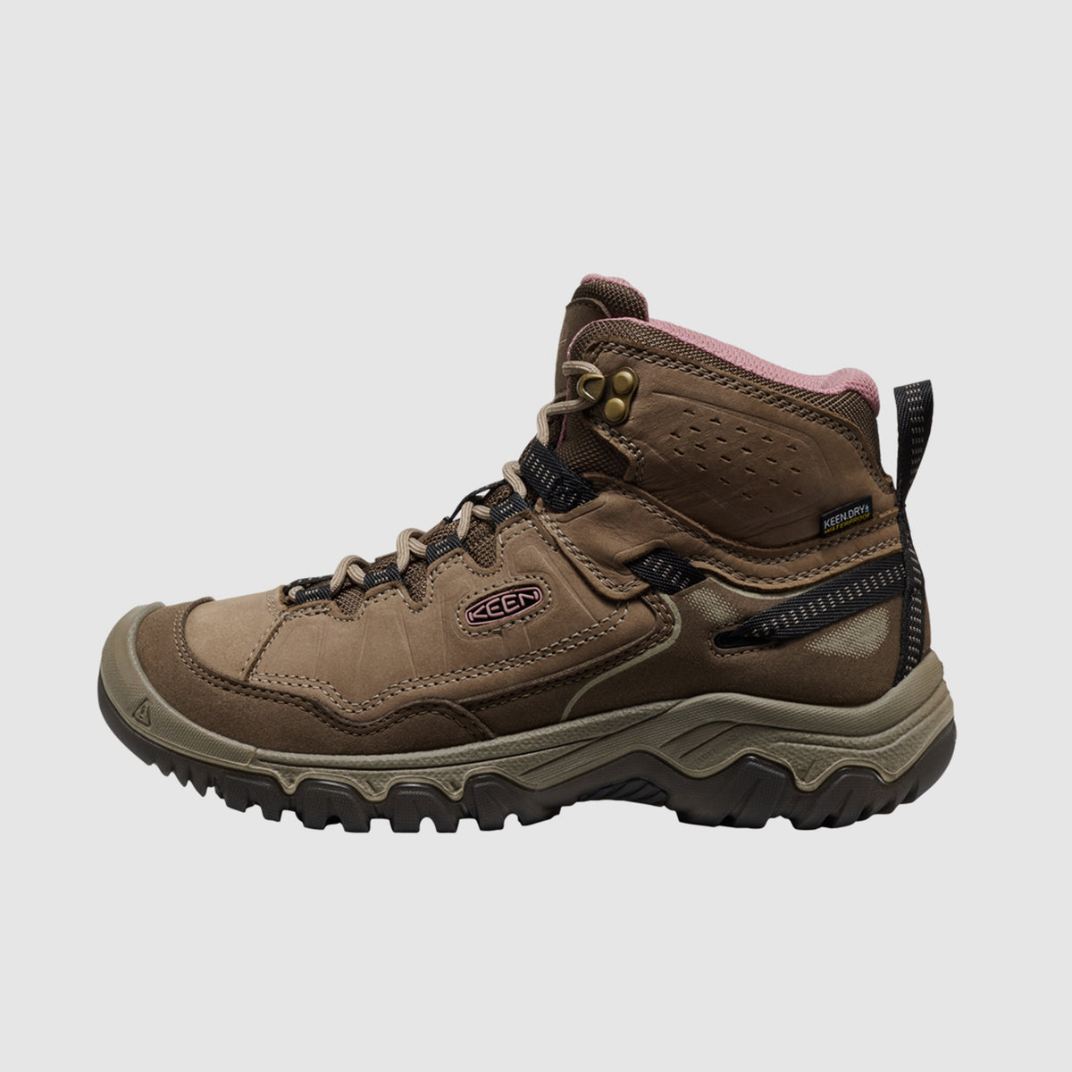 נעלי KEEN לנשים Targhee IV Mid בצבע חום בהיר – תמונה 4