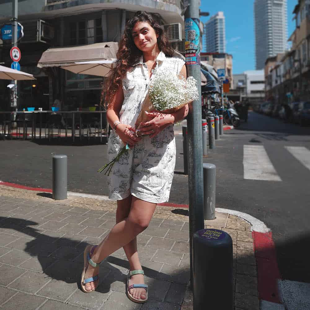 סנדלי שורש לנשים | נבדה סנדלי שורש לנשים נבדה טריקולור 103062UB